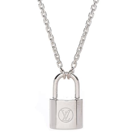 louis vuitton silver lockit|louis vuitton lockit necklace.